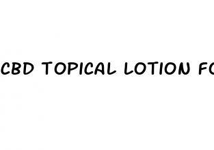 cbd topical lotion for pain