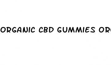 organic cbd gummies organic