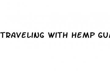 traveling with hemp gummies