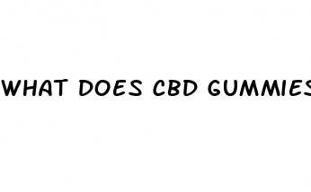 what does cbd gummies treat