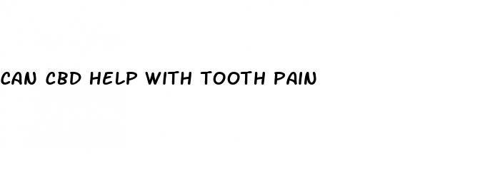 can cbd help with tooth pain