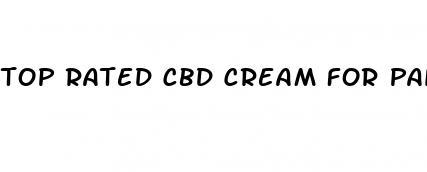 top rated cbd cream for pain