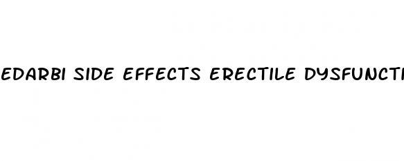 edarbi side effects erectile dysfunction