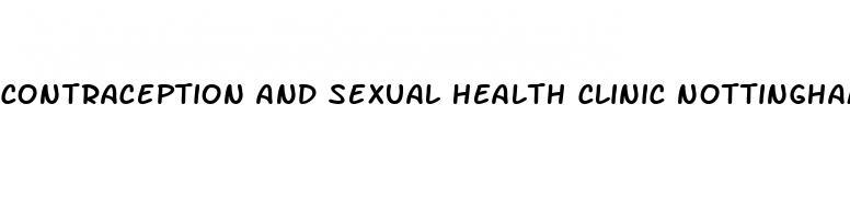 contraception and sexual health clinic nottingham