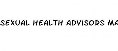 sexual health advisors manual