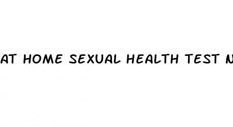 at home sexual health test nhs