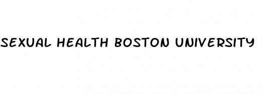 sexual health boston university