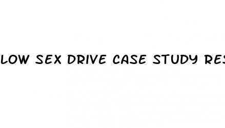 low sex drive case study results