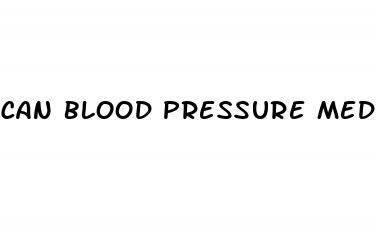 can blood pressure medicine help erectile dysfunction