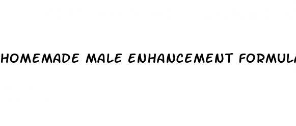 homemade male enhancement formula