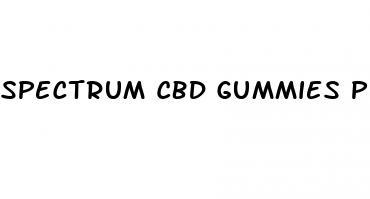 spectrum CBD gummies penis growth