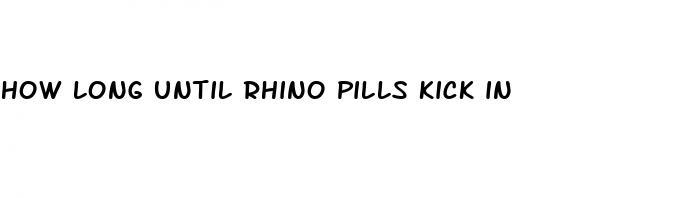 how long until rhino pills kick in