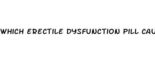 which erectile dysfunction pill causes vision problems