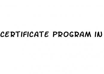 certificate program in sexual health