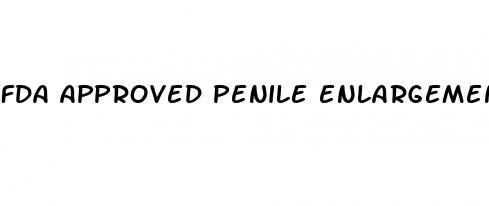 fda approved penile enlargement pills