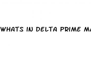 whats in delta prime male enhancement