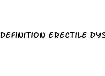 definition erectile dysfunction impotence