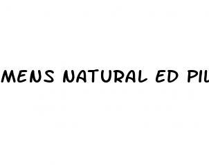 mens natural ed pills