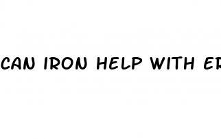 can iron help with erectile dysfunction