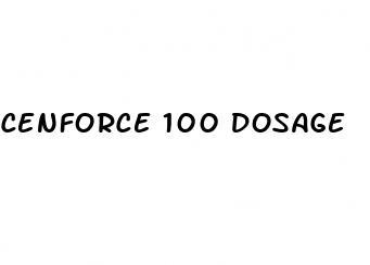 cenforce 100 dosage