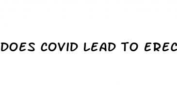 does covid lead to erectile dysfunction