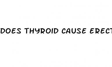 does thyroid cause erectile dysfunction