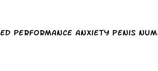 ed performance anxiety penis numbness premature ejaculation