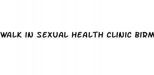 walk in sexual health clinic birmingham