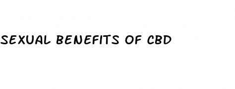 sexual benefits of cbd