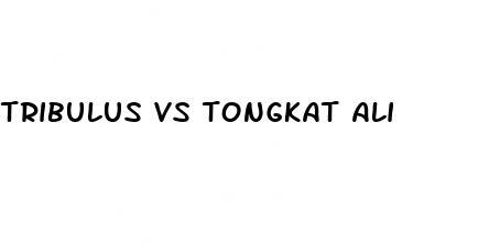 tribulus vs tongkat ali