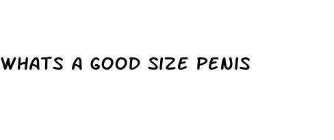 whats a good size penis