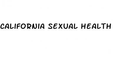 california sexual health