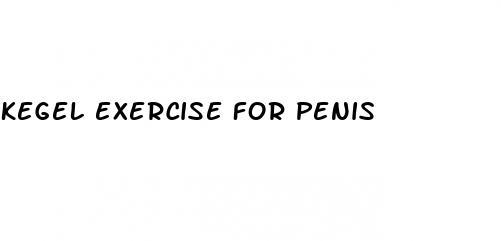 kegel exercise for penis