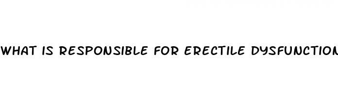 what is responsible for erectile dysfunction