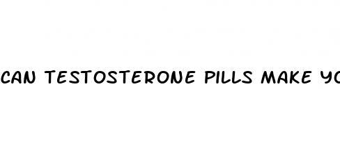 can testosterone pills make your voice deeper