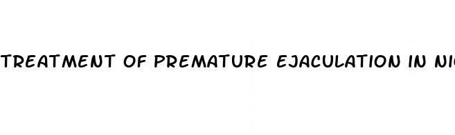 treatment of premature ejaculation in nigeria