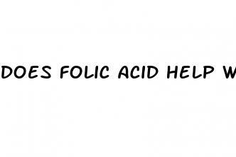 does folic acid help with erectile dysfunction