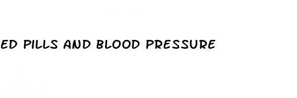 ed pills and blood pressure