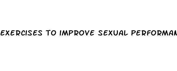 exercises to improve sexual performance lesbians