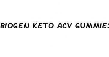 biogen keto acv gummies ingredients list