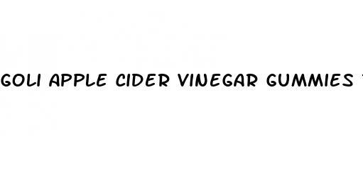 goli apple cider vinegar gummies reviews