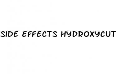 side effects hydroxycut weight loss pill