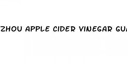 zhou apple cider vinegar gummies reviews