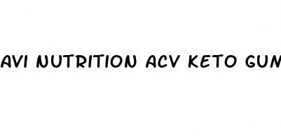 avi nutrition acv keto gummies