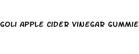 goli apple cider vinegar gummies best time to take