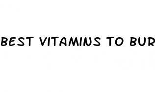 best vitamins to burn belly fat