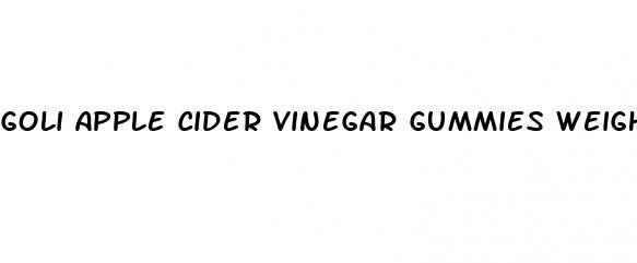 goli apple cider vinegar gummies weight loss results