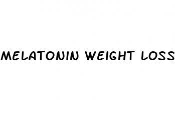 melatonin weight loss supplement