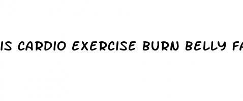 is cardio exercise burn belly fat