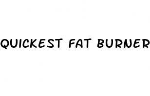 quickest fat burner for belly fat